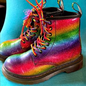Kids Rainbow Dr. Martens kid size 12